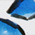 Komposition mit aufgebl&auml;ttertem Blau